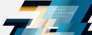 Vektör arkaplanı. Gölge efektli soyut örtüşen renk çizgileri tasarımı. Duvar kağıdı afişi için resim arkaplanı veya iniş sayfası