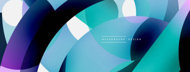 Soyut arkaplanı çember içine al. Duvar kağıdı afişi arkaplan kartı veya iniş sayfası için vektör illüstrasyonu