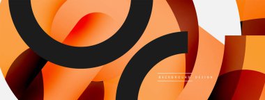 Soyut arkaplanı çember içine al. Duvar kağıdı afişi arkaplan kartı veya iniş sayfası için vektör illüstrasyonu