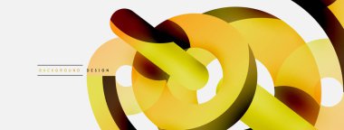 Soyut arkaplanı çember içine al. Duvar kağıdı afişi arkaplan kartı veya iniş sayfası için vektör illüstrasyonu