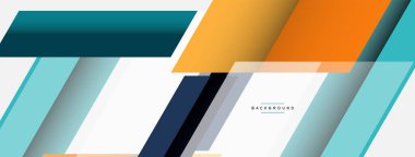 Geçmişi. Geometrik köşegen şekiller ve çizgiler soyut bileşim. Duvar kağıdı afişi veya iniş sayfası için vektör illüstrasyonu