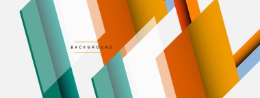 Geçmişi. Geometrik köşegen şekiller ve çizgiler soyut bileşim. Duvar kağıdı afişi veya iniş sayfası için vektör illüstrasyonu