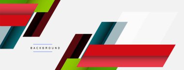 Geçmişi. Geometrik köşegen şekiller ve çizgiler soyut bileşim. Duvar kağıdı afişi veya iniş sayfası için vektör illüstrasyonu