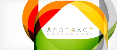 Üst üste binen dalgalarla soyut kare şekil, minimum geometrik arkaplan. Duvar Kağıdı, Sancak, Arkaplan, İniş Sayfası için Vektör İllüstrasyonu