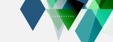 Renkli üçgen bileşimi, geometrik soyut arkaplan. Tekno veya iş konsepti, duvar kağıdı, afiş, arkaplan, iniş sayfası deseni