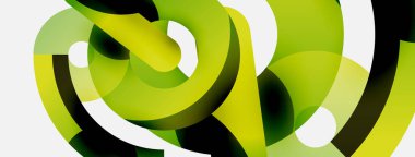 Soyut arkaplanı çember içine al. Duvar kağıdı afişi arkaplan kartı veya iniş sayfası için vektör illüstrasyonu