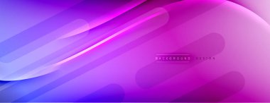 Soyut arkaplan - çizgiler ışık ve gölgelerle oluşturuldu. Teknoloji ya da iş dijital şablonu. Dinamik arkaplan ile basit akışkan renk gradyanı