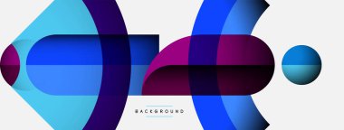 Moda şekilleri, renk minimal tasarım bileşimi, duvar kağıdı afişi veya iniş sayfası için çizgiler ve gölgeler