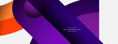 Moda şekilleri, renk minimal tasarım bileşimi, duvar kağıdı afişi veya iniş sayfası için çizgiler ve gölgeler