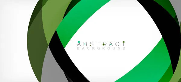 Color circle shapes, minimal geometric background. Trendy dynamic composition. Vector Illustration For Wallpaper, Banner, Background, Landing Page — Image vectorielle