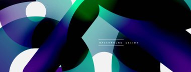 Soyut arkaplanı çember içine al. Duvar kağıdı afişi arkaplan kartı veya iniş sayfası için vektör illüstrasyonu