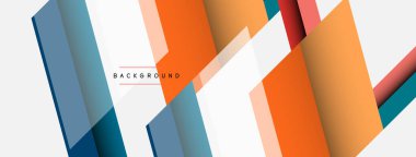 Geçmişi. Geometrik köşegen şekiller ve çizgiler soyut bileşim. Duvar kağıdı afişi veya iniş sayfası için vektör illüstrasyonu