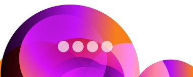 Akışkan eğimler, girdaplar ve daireler. Parlak renk çizgileri. Duvar Kağıdı, Sancak, Arkaplan, İniş Sayfası için Vektör İllüstrasyonu