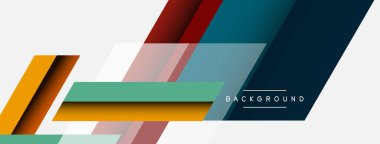 Geçmişi. Geometrik köşegen şekiller ve çizgiler soyut bileşim. Duvar kağıdı afişi veya iniş sayfası için vektör illüstrasyonu