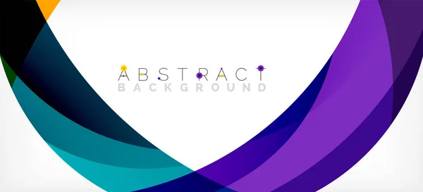 Color circle shapes, minimal geometric background. Trendy dynamic composition. Vector Illustration For Wallpaper, Banner, Background, Landing Page — Vector de stock