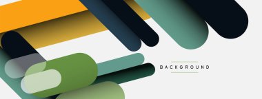 Soyut arkaplan. Yuvarlak şekiller, gri arkaplanda çizgiler. Duvar kağıdı afişi veya iniş sayfası için vektör illüstrasyonu