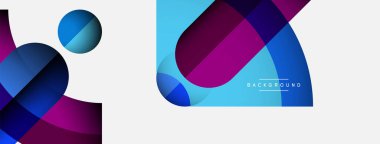 Moda şekilleri, renk minimal tasarım bileşimi, duvar kağıdı afişi veya iniş sayfası için çizgiler ve gölgeler