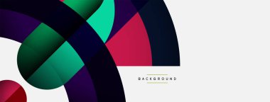 Moda şekilleri, renk minimal tasarım bileşimi, duvar kağıdı afişi veya iniş sayfası için çizgiler ve gölgeler