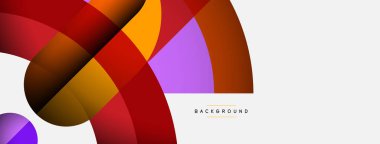 Moda şekilleri, renk minimal tasarım bileşimi, duvar kağıdı afişi veya iniş sayfası için çizgiler ve gölgeler