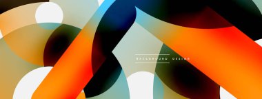 Soyut arkaplanı çember içine al. Duvar kağıdı afişi arkaplan kartı veya iniş sayfası için vektör illüstrasyonu