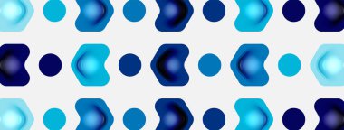 Beyaz arka planda renkli ok şekilleri. Minimum geometrik soyut arkaplan. Duvar kağıdı afişi veya iniş sayfası için vektör illüstrasyonu