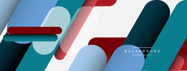 Soyut arkaplan. Yuvarlak şekiller, gri arkaplanda çizgiler. Duvar kağıdı afişi veya iniş sayfası için vektör illüstrasyonu