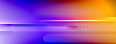 Soyut arkaplan - çizgiler ışık ve gölgelerle oluşturuldu. Teknoloji ya da iş dijital şablonu. Dinamik arkaplan ile basit akışkan renk gradyanı