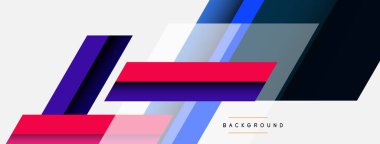 Geçmişi. Geometrik köşegen şekiller ve çizgiler soyut bileşim. Duvar kağıdı afişi veya iniş sayfası için vektör illüstrasyonu