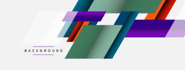 Geçmişi. Geometrik köşegen şekiller ve çizgiler soyut bileşim. Duvar kağıdı afişi veya iniş sayfası için vektör illüstrasyonu