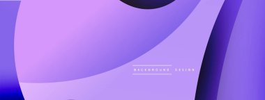 Yaratıcı geometrik duvar kağıdı. Asgari soyut arkaplan. Duvar kağıdı arkaplanı veya iniş sayfası için daire ve dalga kompozisyon vektör çizimi