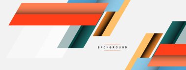 Geçmişi. Geometrik köşegen şekiller ve çizgiler soyut bileşim. Duvar kağıdı afişi veya iniş sayfası için vektör illüstrasyonu