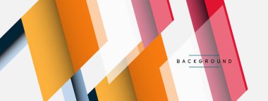 Geçmişi. Geometrik köşegen şekiller ve çizgiler soyut bileşim. Duvar kağıdı afişi veya iniş sayfası için vektör illüstrasyonu