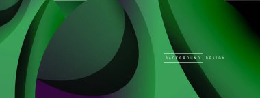 Yaratıcı geometrik duvar kağıdı. Asgari soyut arkaplan. Duvar kağıdı arkaplanı veya iniş sayfası için daire ve dalga kompozisyon vektör çizimi