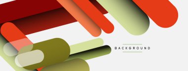 Soyut arkaplan. Yuvarlak şekiller, gri arkaplanda çizgiler. Duvar kağıdı afişi veya iniş sayfası için vektör illüstrasyonu