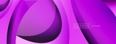 Yaratıcı geometrik duvar kağıdı. Asgari soyut arkaplan. Duvar kağıdı arkaplanı veya iniş sayfası için daire ve dalga kompozisyon vektör çizimi