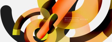 Soyut arkaplanı çember içine al. Duvar kağıdı afişi arkaplan kartı veya iniş sayfası için vektör illüstrasyonu