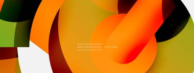 Soyut arkaplanı çember içine al. Duvar kağıdı afişi arkaplan kartı veya iniş sayfası için vektör illüstrasyonu