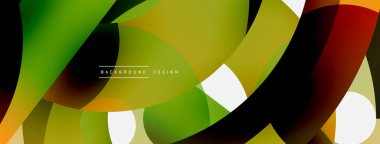 Soyut arkaplanı çember içine al. Duvar kağıdı afişi arkaplan kartı veya iniş sayfası için vektör illüstrasyonu