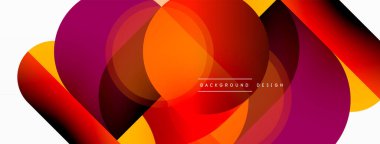 Geometrik asgari duvar kağıdı. Geometrik şekiller. Duvar kağıdı afişi veya iniş sayfası için vektör illüstrasyonu