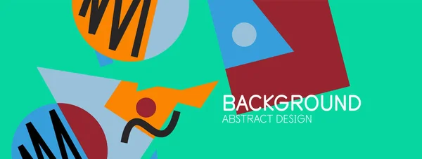 Abstrakter Hintergrund mit Blöcken, Linien, geometrischen Formen. Techno oder Business-Konzept für Tapete, Banner, Hintergrund, Landing Page — Stockvektor