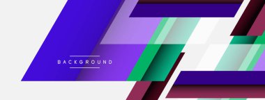 Geçmişi. Geometrik köşegen şekiller ve çizgiler soyut bileşim. Duvar kağıdı afişi veya iniş sayfası için vektör illüstrasyonu