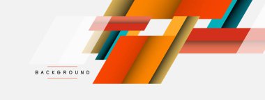 Geçmişi. Geometrik köşegen şekiller ve çizgiler soyut bileşim. Duvar kağıdı afişi veya iniş sayfası için vektör illüstrasyonu