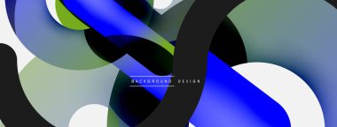 Soyut arkaplanı çember içine al. Duvar kağıdı afişi arkaplan kartı veya iniş sayfası için vektör illüstrasyonu
