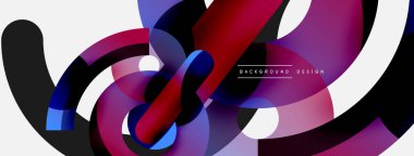 Soyut arkaplanı çember içine al. Duvar kağıdı afişi arkaplan kartı veya iniş sayfası için vektör illüstrasyonu