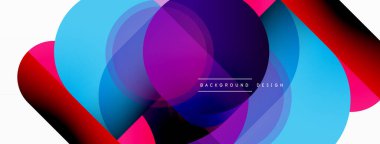 Geometrik asgari duvar kağıdı. Geometrik şekiller. Duvar kağıdı afişi veya iniş sayfası için vektör illüstrasyonu