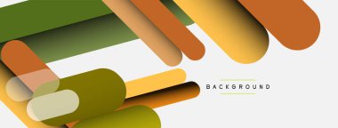 Soyut arkaplan. Yuvarlak şekiller, gri arkaplanda çizgiler. Duvar kağıdı afişi veya iniş sayfası için vektör illüstrasyonu