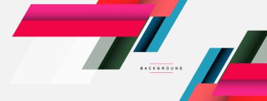 Geçmişi. Geometrik köşegen şekiller ve çizgiler soyut bileşim. Duvar kağıdı afişi veya iniş sayfası için vektör illüstrasyonu