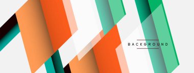 Geçmişi. Geometrik köşegen şekiller ve çizgiler soyut bileşim. Duvar kağıdı afişi veya iniş sayfası için vektör illüstrasyonu