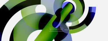 Soyut arkaplanı çember içine al. Duvar kağıdı afişi arkaplan kartı veya iniş sayfası için vektör illüstrasyonu