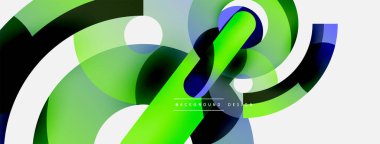 Soyut arkaplanı çember içine al. Duvar kağıdı afişi arkaplan kartı veya iniş sayfası için vektör illüstrasyonu